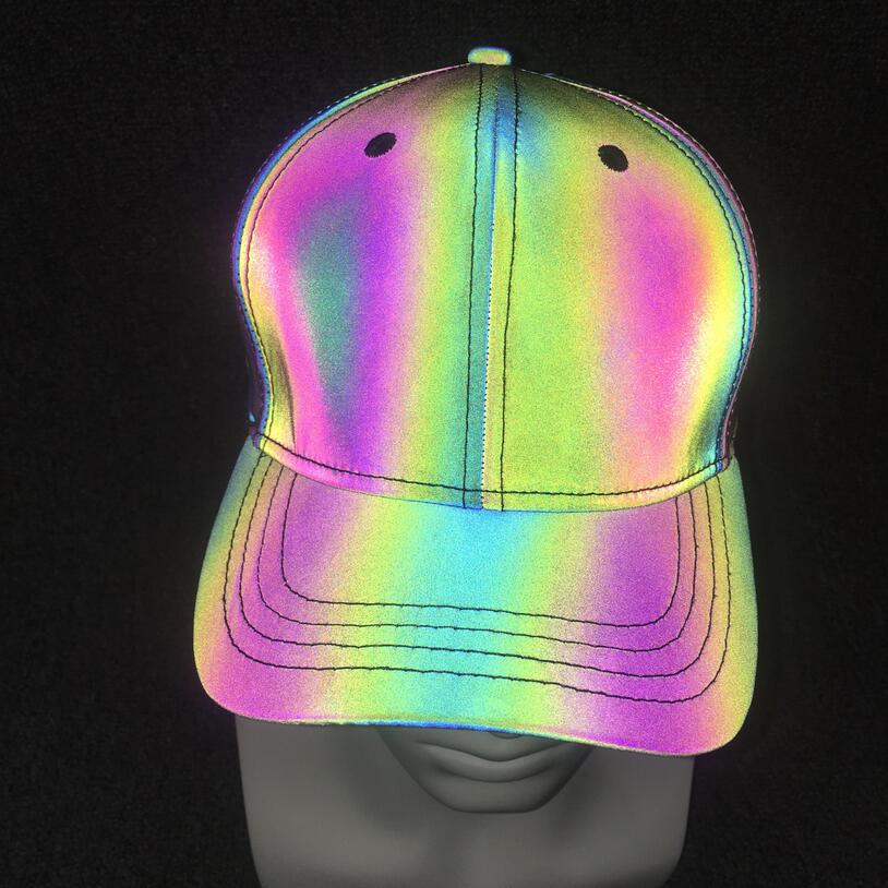 Colorful Reflective Men's And Women's Sun Hats