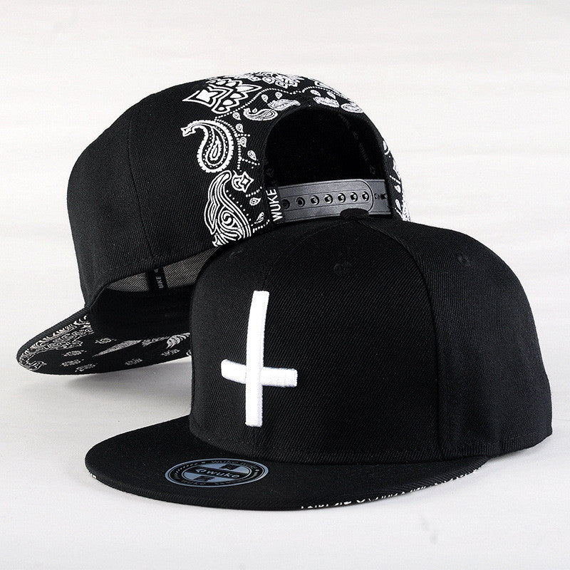 Trendy Street Dance Cross Embroidered Baseball