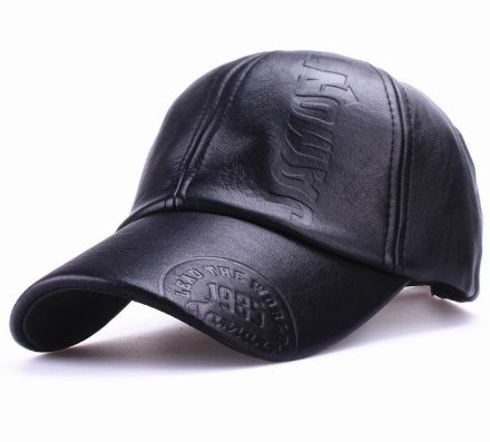 Autumn winter outdoor baseball cap in black