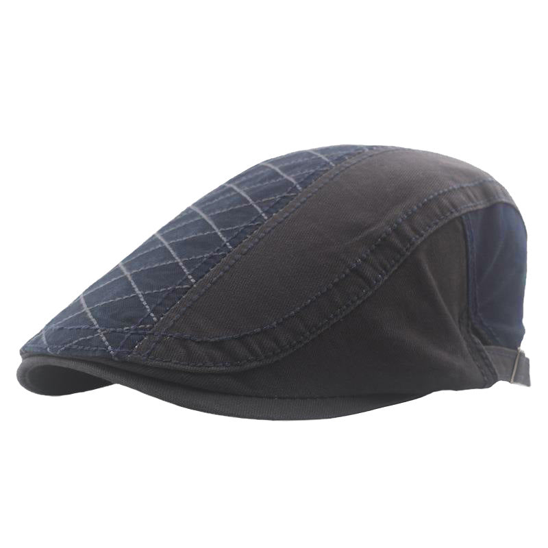 Plus Size Adjustable Color Matching Men's Newsboy Beret