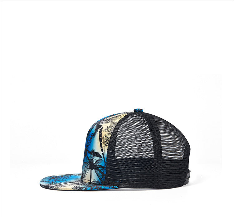 Trendy HD Digital Printing Coconut Hip Hop Hat