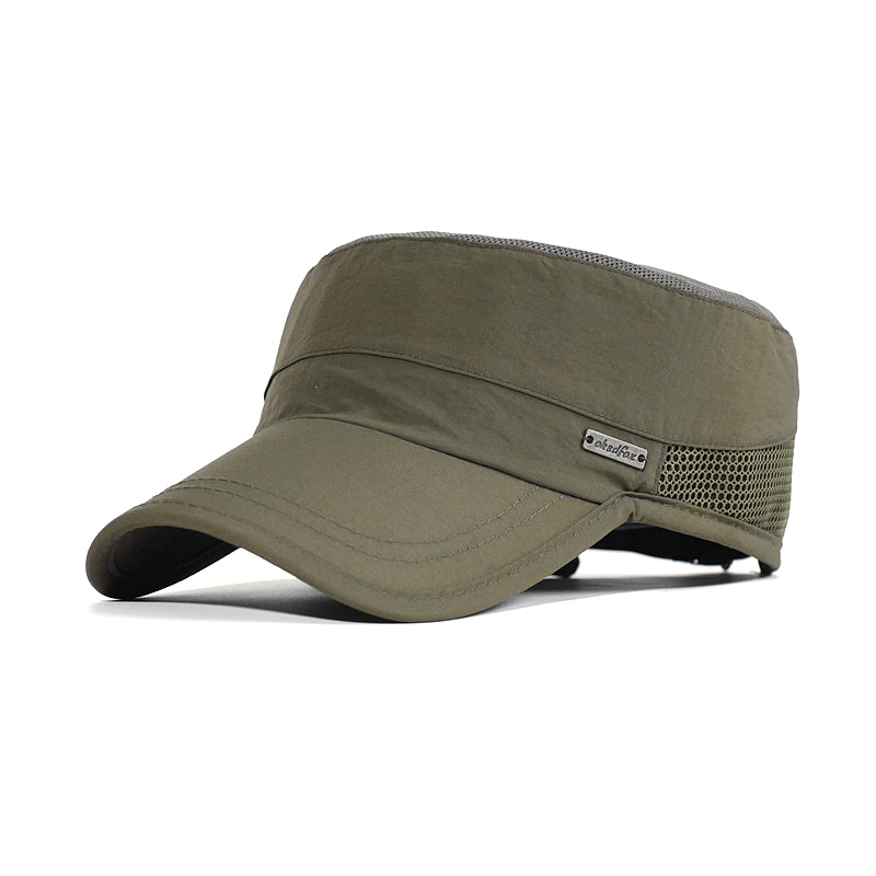 Men's Casual Outdoor Sports Flat Top Hat