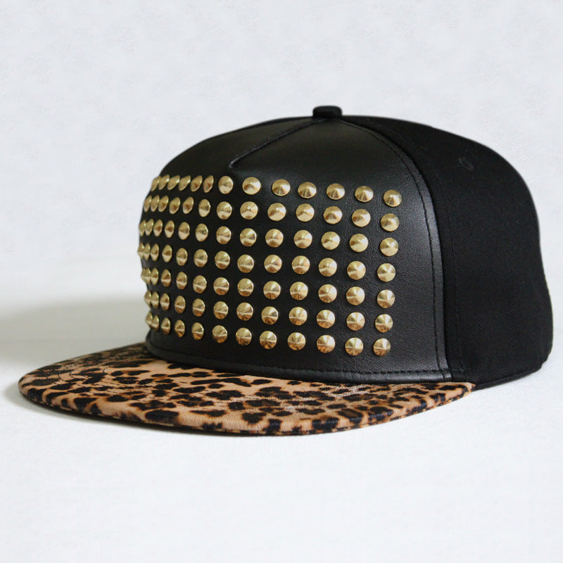 Round Hole Metal Rivet Hip Hop Baseball Cap
