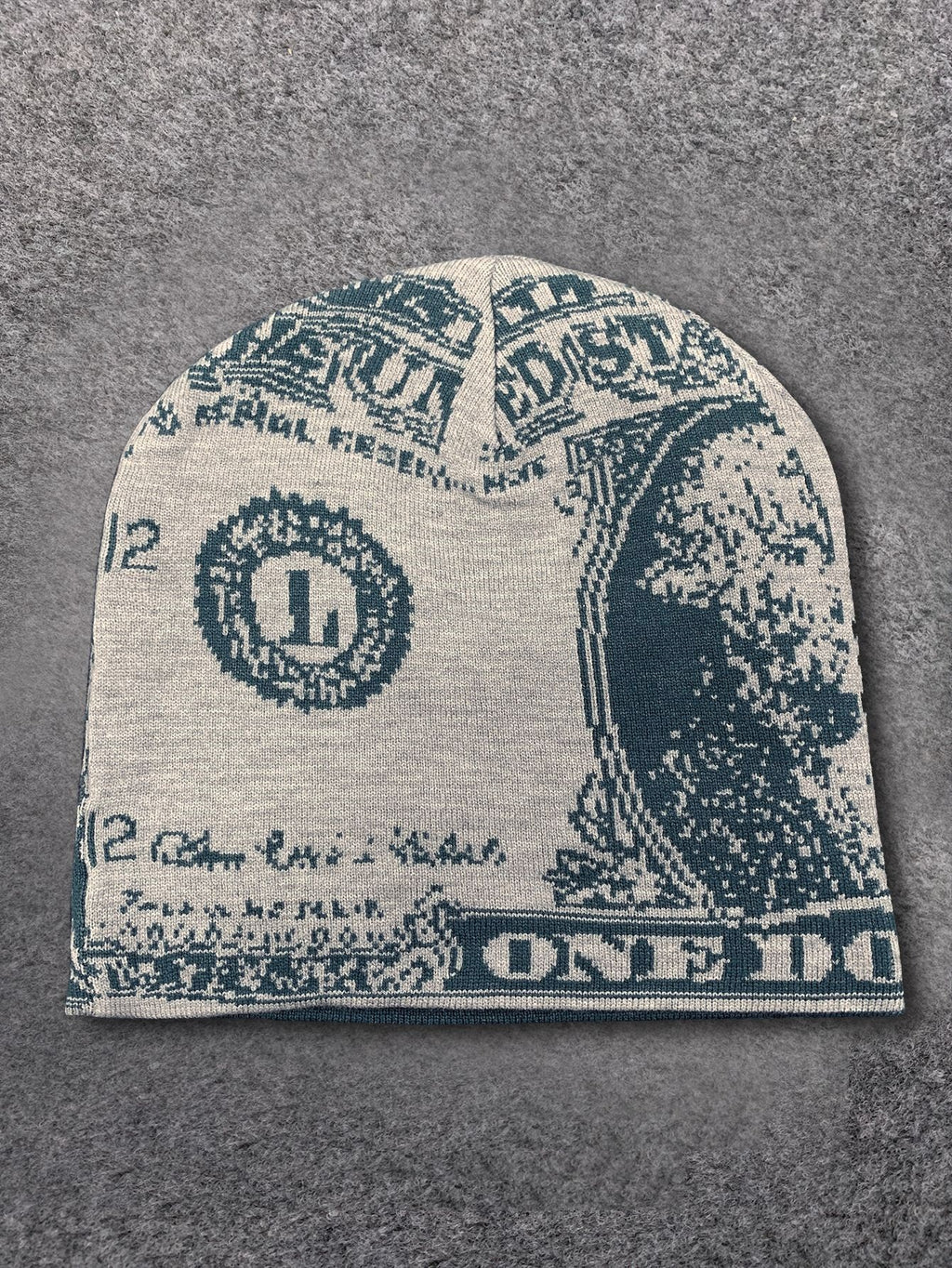 Dollar-pattern Jacquard Knit Cap Street-style Hip-hop Hat