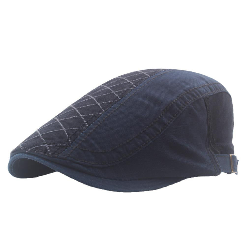 Plus Size Adjustable Color Matching Men's Newsboy Beret