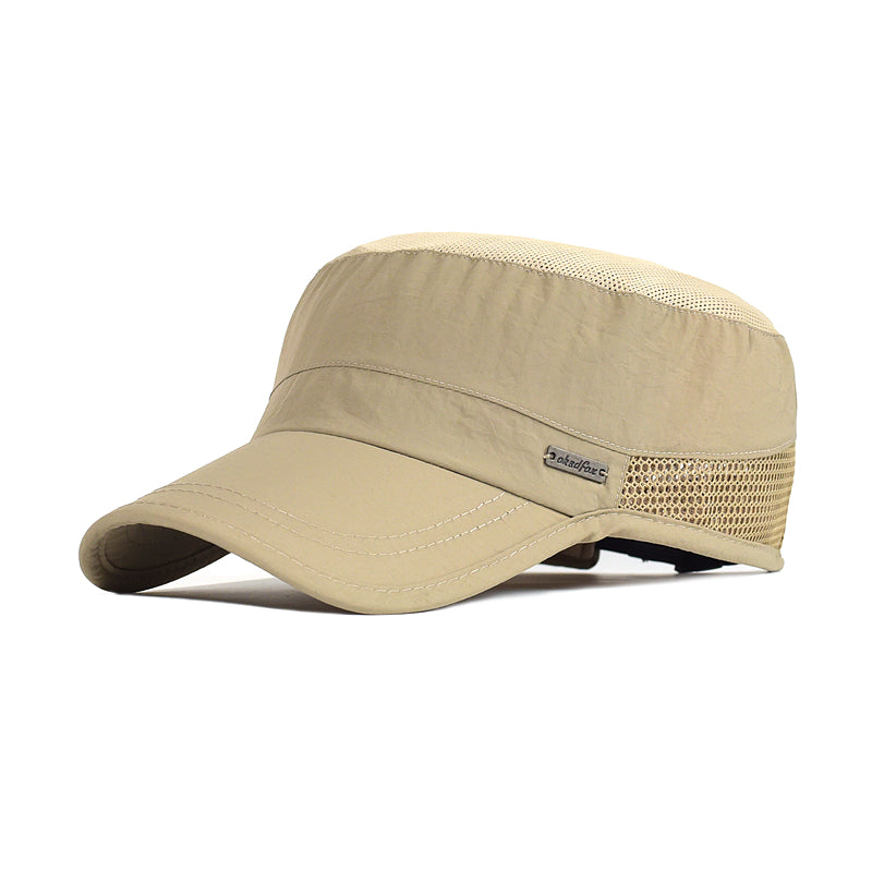 Men's Casual Outdoor Sports Flat Top Hat