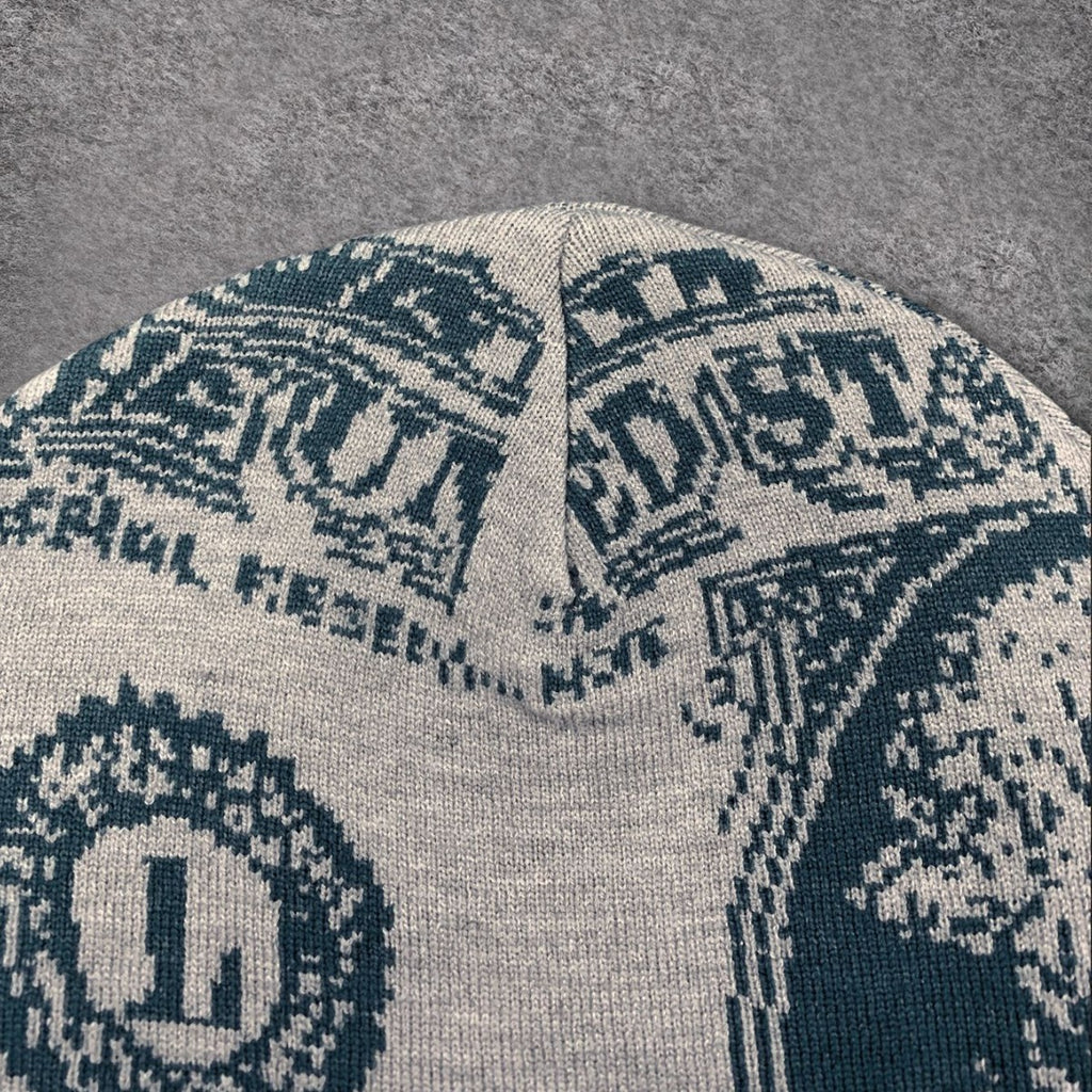 Dollar-pattern Jacquard Knit Cap Street-style Hip-hop Hat