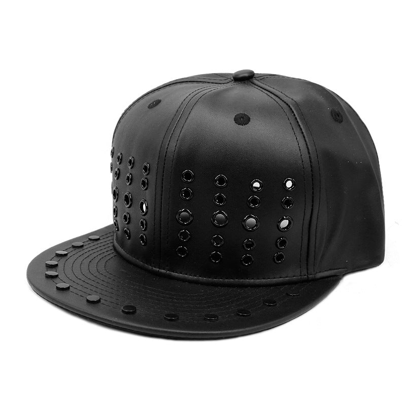 Round Hole Metal Rivet Hip Hop Baseball Cap