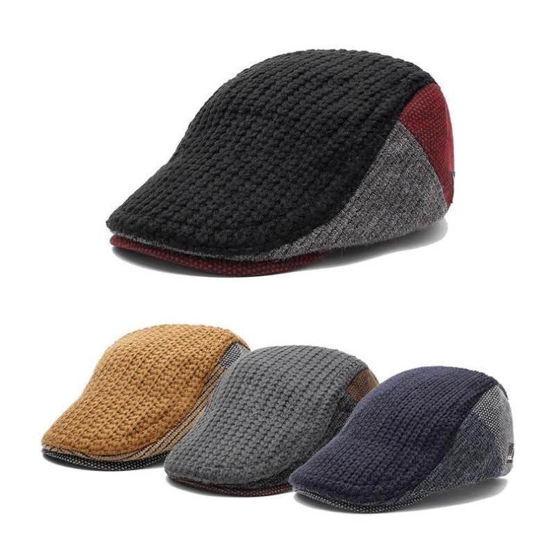 All-match men and women beret in coffee