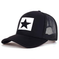 Five-pointed Star Letter Printed Sponge Baseball Hat