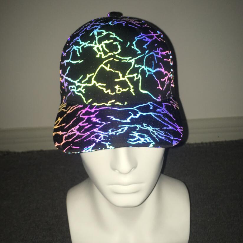 Colorful Reflective Men's And Women's Sun Hats