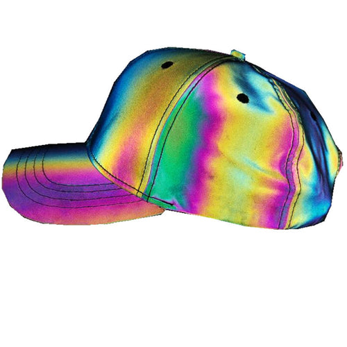 Colorful Reflective Men's And Women's Sun Hats