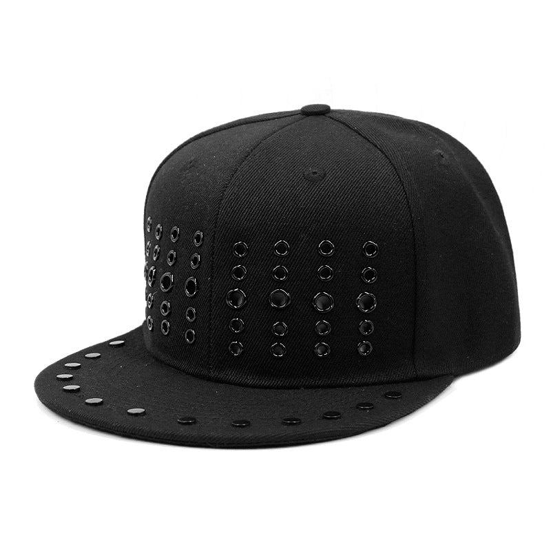 Round Hole Metal Rivet Hip Hop Baseball Cap